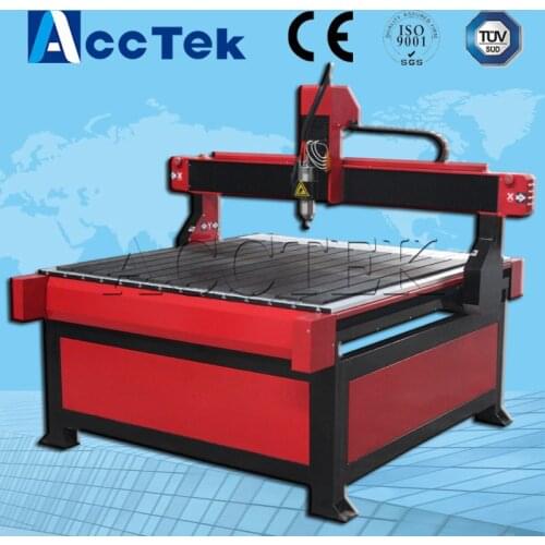 AccTek AKG1212 CNC fraiseuse woodwork machines with fuso de esferas cnc transmission
