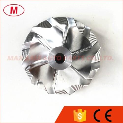GT15-25 706164-0003 Turbocharger Aluminum 2024/Milling/Billet Compressor wheel 34.65/49.00mm 6+6 blades for Renaul*t 7017858