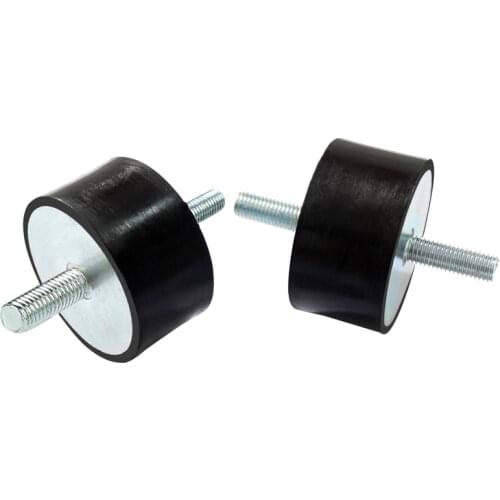 M8 M10 M12 Male To Male Thread Rubber Shock Absorber Crash Pad Damper Bobbin Mount Isolator For Boat Car