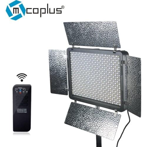 Mcoplus LED-720 Bi-color LED Light 720PCS LED Lamp 3200K-7500K Color Temperature 4700LM Video Light for Canon Nikon Sony Cameras