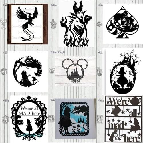 Metal Cutting Dies Beauty world Background Scrapbooking Paper Craft Punch Knife Embossing Art Cutter Dies