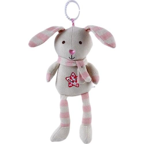 Fashion Cute Infant Baby Appease Rabbit Elephant Sheep Unicorn Plush Toy Girl Comfort Pacify Dolls Cartoon Stuffed Stroller Toys