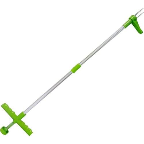 Newly Stand Up Weed Remover Tool Manual Standing Root Remover with 3 Claws & Twist Handle for Garden Lawn
