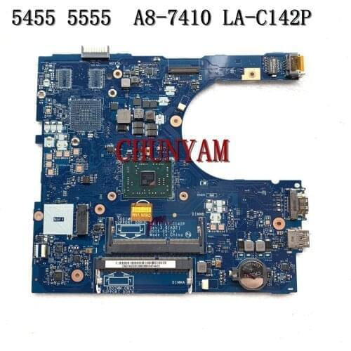 NEW AAL12 LA-C142P A8-7410 For DELL Inspiron 15 5555 5455 5755 Laptop Notebook Motherboard CN-01N0C6 1N0C6 Mainboard 100% tested