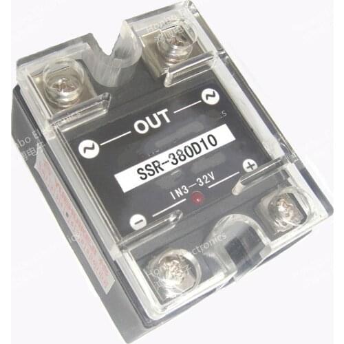 New Solid State Relay SSR-380D10 380D25 380D40 SSR-H380D25 H380D40 H380D60 H380D75 H380D100 H380D120