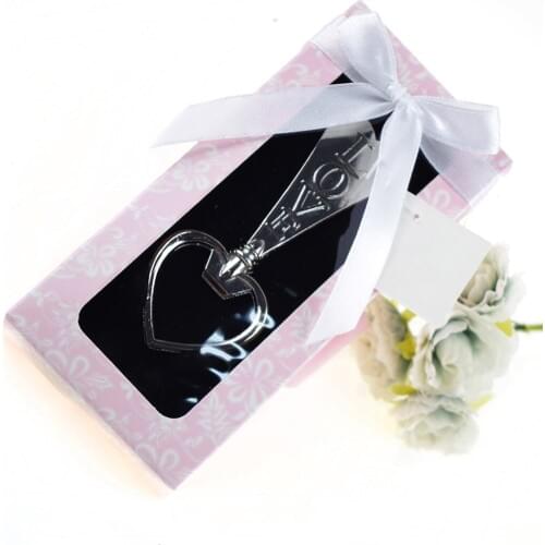 Bottle Opener Romantic Heart Shape Beer Cap Opener Wedding Party Favors Creative Gift