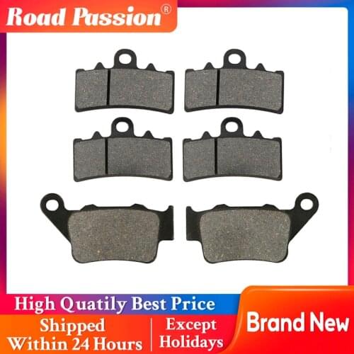 Road Passion Motorcycle Front and Rear Brake Pads For BMW C400X 2018 G310R 2017-2018 G310GS 2017-2018 FA606 FA208