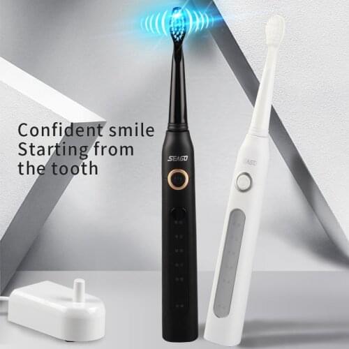 Rechargeable Electric Toothbrush Sonic For Adult Couples with 3 Toothbrush heads waterproof