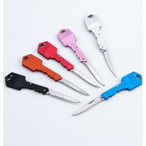 Outdoor Portable Mini Key Knife Utility Keychain Pocket Tool Paper Wood Cutter Letter Opener School Office Supply Stationery