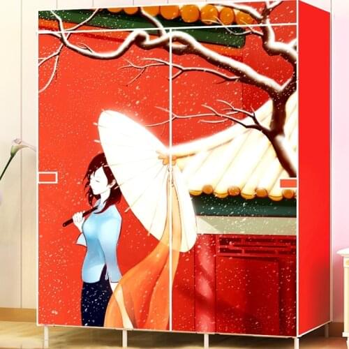 Portable Closet Wardrobe Organizer Clothes Armoire Storage Dresser For Bedroom, Ideal Toys, Towels ,books