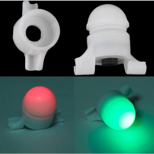 Portable 2 in 1 LED Night Fishing Rod Tip Clip on Fish Strike Bite Alert Alarm Light Fishing LED Rod Clip New Dropshipping