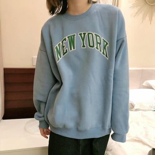 UNUTH Girls Oversize Sweatshirts 2021 Spring-Autumn Fashion Ladies Vintage Loose Pullovers Soft Cotton Pullover Cute Women Chic