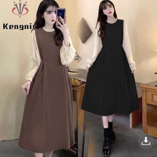 Oversized Women Chiffon Dress 2021 Summer Bohemian Ladies Vestidos Vintage Print Floral Female Robe Short Sleeve Dress KE450