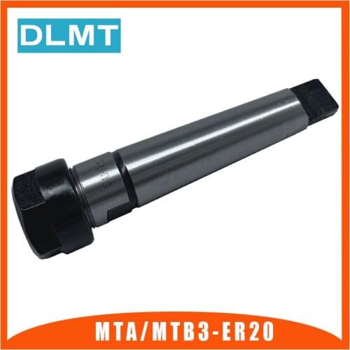 1pcs MTB3 ER20A M12 MTA3 ER20 collet chuck handle Morse Taper Milling Chuck handle