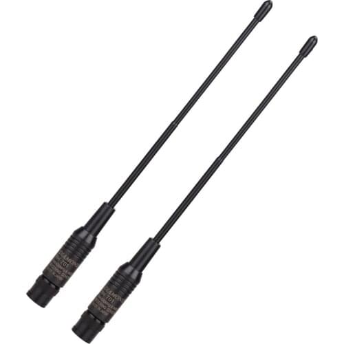 2PCS Diamond RH701 BNC Dual Band VHF/UHF 144/430MHz Soft Antenna For Kenwood ICOM Moto Walkie Talkie Two Way Radio