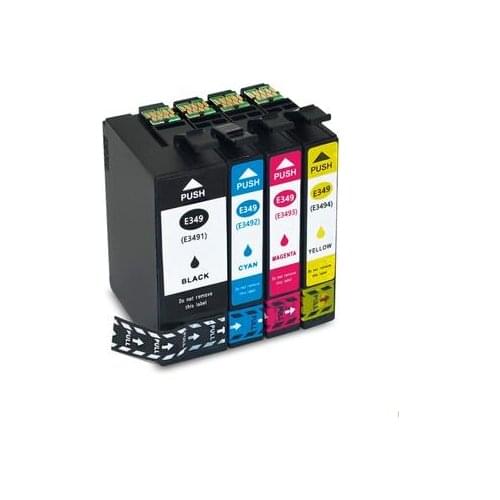 Einkshop Compatible Ink Cartridges For Epson T349 T349XL T3491 T3492 T3493 T3494 For WorkForce WF-3721 Printer