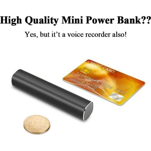 VJOY Mini Audio Voice Recorder 600 Hours Recording Magnetic Professional Digital HD Dictaphone Denoise 8GB 16GB 32GB