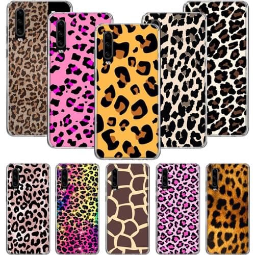 Fashion Sexy Leopard Print Panther Case for Huawei P20 P30 P40 P Smart Z + P10 Mate 30 10 20 Lite Pro Silicone Shell Phone Coque