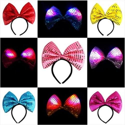 Limited Costume Led 5pcs/lot Wholesale Led Sequins Night Shine Toys For Party/festive/Christmas Children Adult Supplies