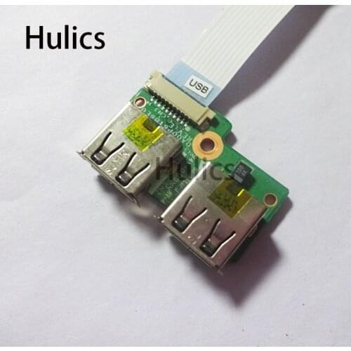 Hulics Original FOR HP Compaq Presario CQ61 USB Board 340P6UB0000 DA00P6TB6E0 W/cable