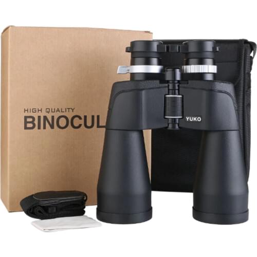 Wide-angle powerful HD 10-25x60 binoculars for stargazing bak4 FMC motorized zoom long-range telescope wide-angle hunting