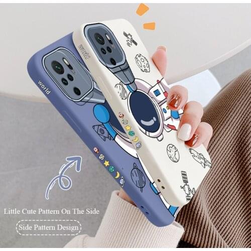 Vertical See Space Case For Xiaomi Redmi Note 10 10S 9T 9 8 7 Pro Max Redmi 9 9A 9T K40 K30 K20 Pro Ultra Thin Soft Phone Cover