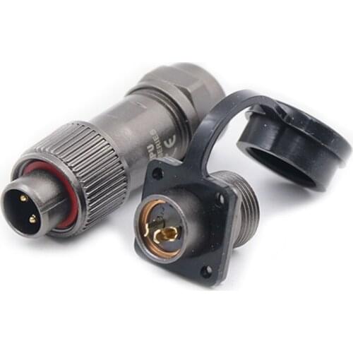 WEIPU ST12 Aviation Plug Socket Panel Waterproof 2Pin 3Pin 4Pin 5Pin Power Electrical Connector M12 6 7 9 Pin LED Singal Adapter