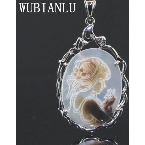 WUBIANLU New Marine Natural White Pearl Shell Abalone Shell Pendant Fit Fashion Female Necklace DIY Making Wholesale