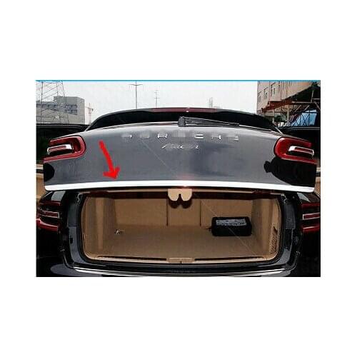 Rear Trunk lid Tailgate Door cover trim for Porsche Macan 2014 2015