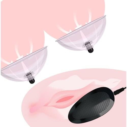 10 Speed Vibration Nipple Sucking Vibrator Women Breast Enlargement Pump Vibrating Sucker Adult Sex Toys for Female