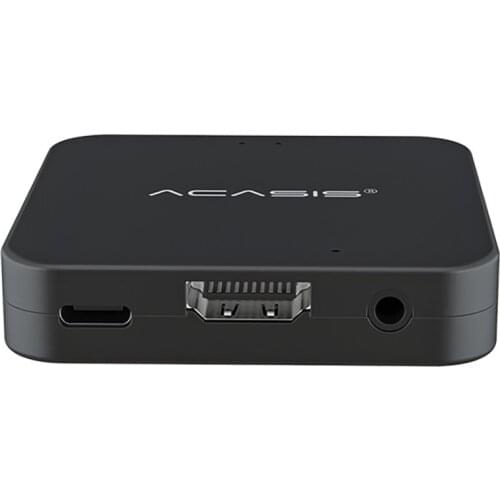 Acasis Audio Splitter 4k@30HZ 3.5mm Audio Video Distributor HDMI-compatible for Computer Monitor Projector for Switch/Xbox/PS4