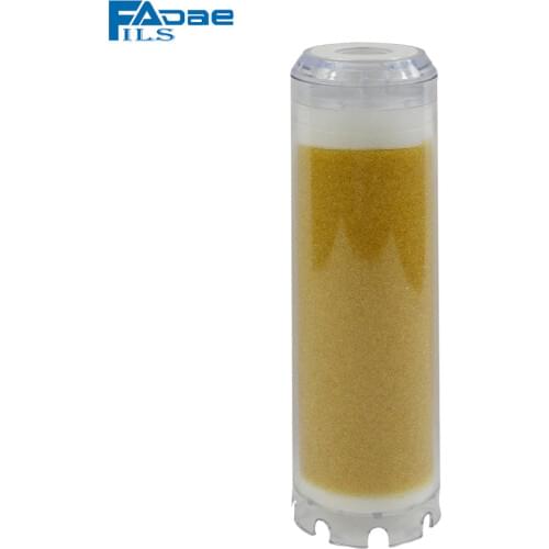 Softening Water Filter 10" L x 2-3/4" OD Clear Resin Water Filter Cartridge