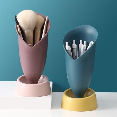 Kitchen Accessories Oblique Circle Chopsticks Tube Shovel Spoons Bucket Dinner Knives Forks Tableware Storage Kitchen Organizer