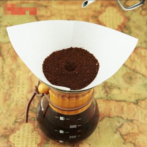 Hot Selling Newest Coffee Filter Paper Hand Coffee Powder Filter Wood Fiber Filter Paper Hand Sharing Pot Disposable Filters