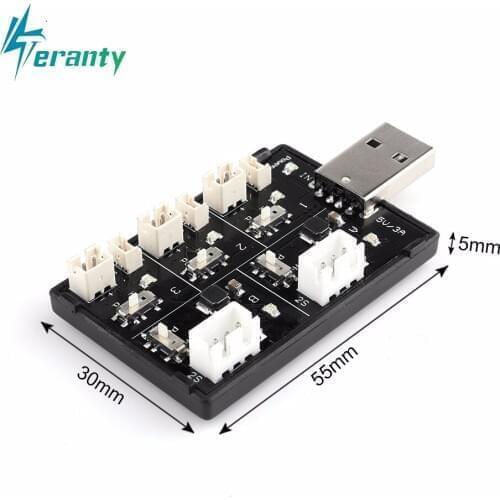 Lipo Lihv Battery Charger Plate Usb Port Uav Rc Fpv Racing Parts LiHV20805 22120s JST -PH 2.0 32518 3247 1s 2s U5 multi-function