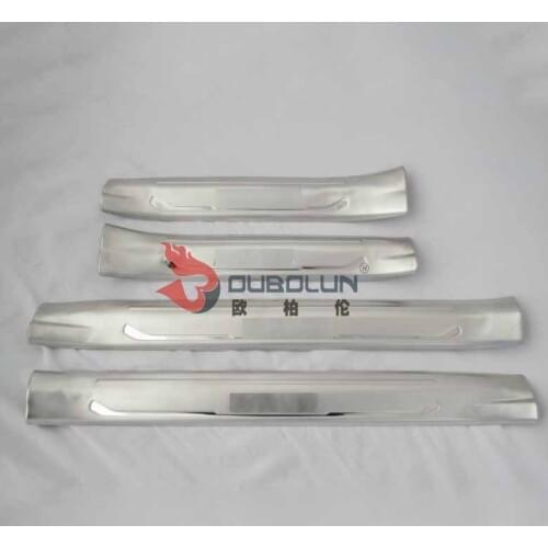 OUBOLUN ABS exterior car parts Car body kits inner door scuff plate For toyota 2014 RAV4