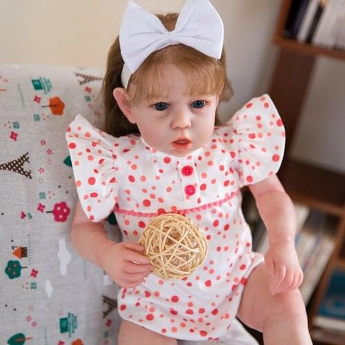 2021 51CM Lifelike Reborn Baby Doll Soft Silicone Vinyl Dolls Toy For Child Birthday Reborn Baby Doll