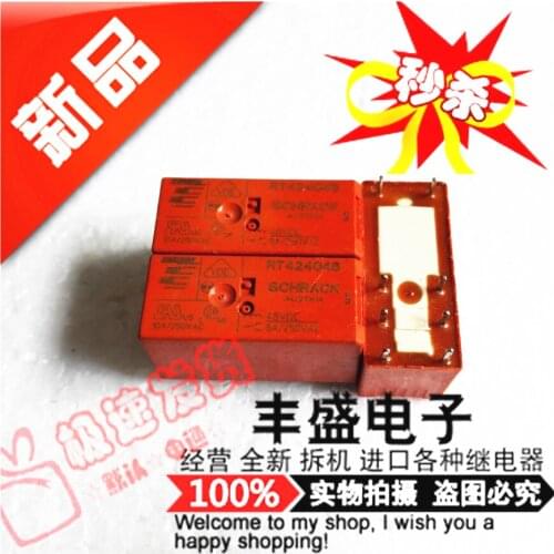 Rt424048 Genuine RT424048-48VDC Brand New 8A/250VAC Eight Legs Double Set