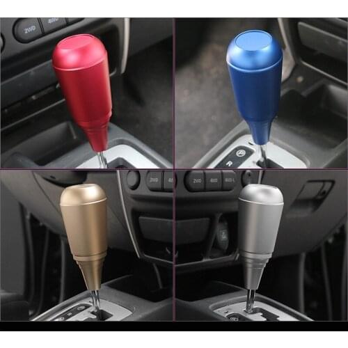 Interior Modified Decorations Red Blue Silver Shift Lever Top Cover For Suzuki Jinmy 2007 08 09 10 11 12 13 14 1516 AA399B