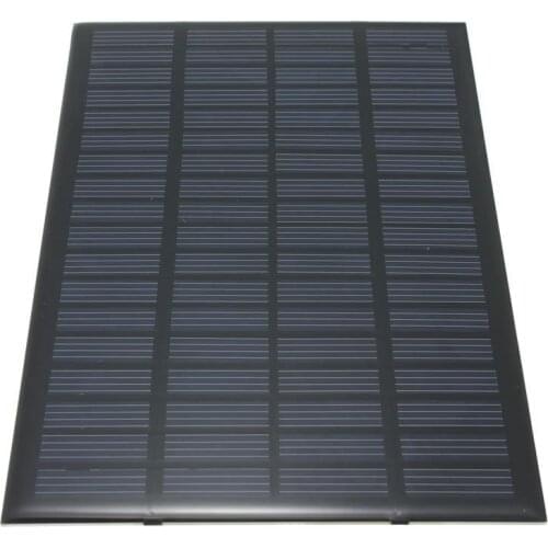 WSFS Hot High quality 18V 2.5W Polycrystalline Stored Energy Power Solar Panel Module System Solar Cells Charger 19.4 x 12 x 0.3