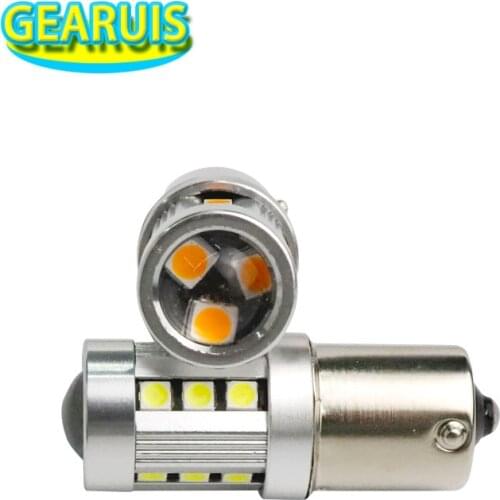10pcs AAA P21/5W 1156 BA15S BAU15S 1157 BAY15D 15 SMD 3030 0.35A LED Spot brake Turn signal light Reverse light