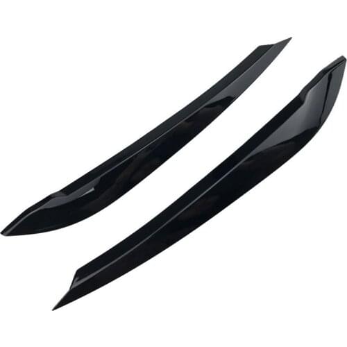 Headlights Eyebrow Eyelids Stickers ABS Trim Cover Accessories Car Styling for Polo 2019-2021