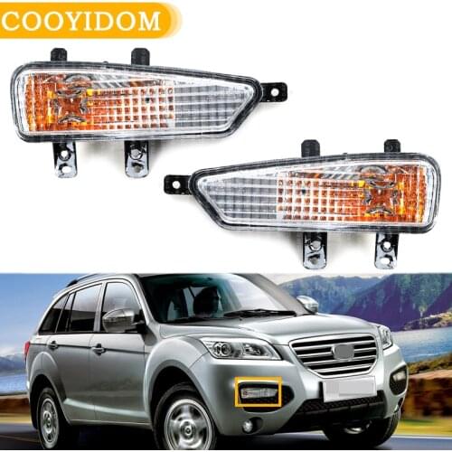 Car Front Bumper lights Turn signal For LIFAN X60 2011-2015 Fog Light Fog lamp LED Flash Signal Lamp front turn signal assembly