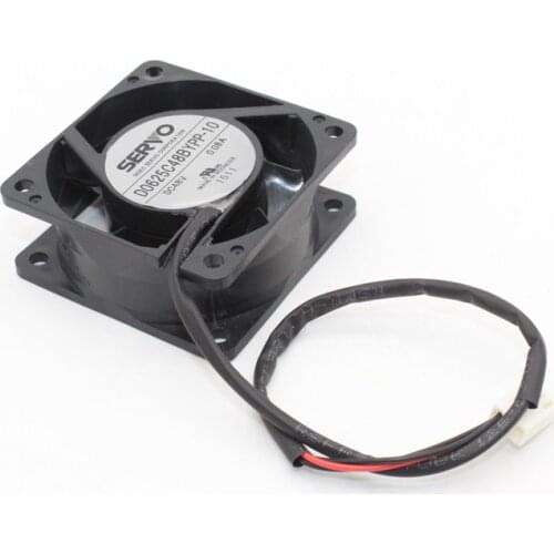 For Servo 6025 48V 0.08A 6CM 2-Wire Waterproof Cooling Fan D0625C48BYPP-10