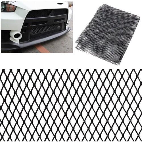 JX-LCLYL 100*33cm Universal Aluminum Car Vehicle Mesh Grille Net Vent Grill Section