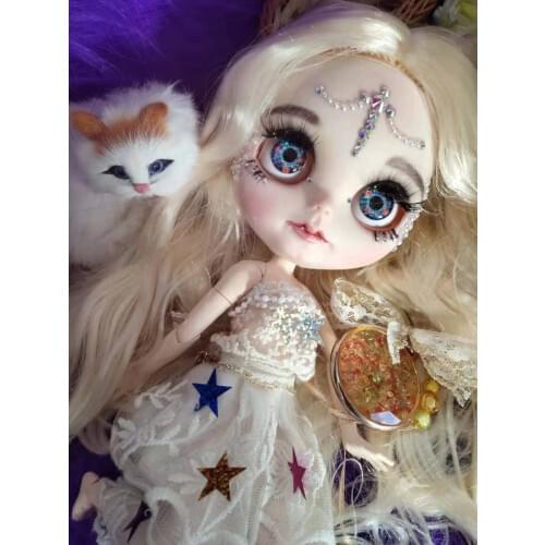 Customization doll DIY joint body Nude blyth doll For Girls nude doll gorgeous 20193