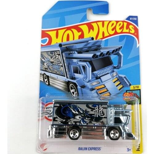 HOT WHEELS Cars 1/64 2021-102 RAIJIN EXPRESS Collector Edition Metal Diecast Model Car Kids Toys