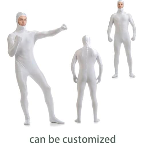 Zentai suit Open Face Skin Suit Catsuit Halloween Costumes Adult Bodysuit Unisex unitard can be customized Stage unitard