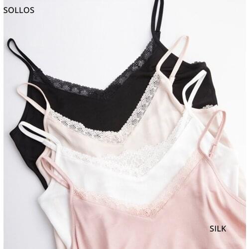 Silk cami lace top sexy lingerie satin white ribbed tank tops singlet women tanktop croptop crop corset black ice bandeau camis