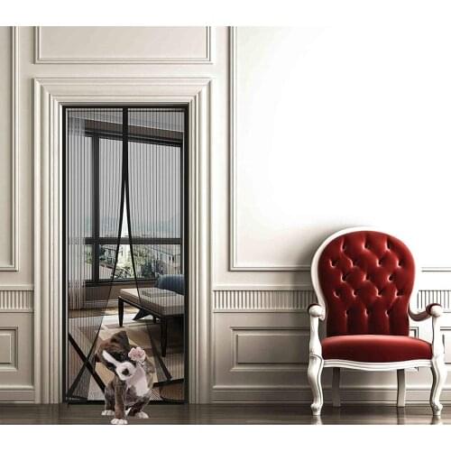 Tool-free Magnetic Mosquito Net Summer Anti Bug Fly Door Curtains Mesh Automatic Closing Door Screen Magic Mesh Kitchen Screen